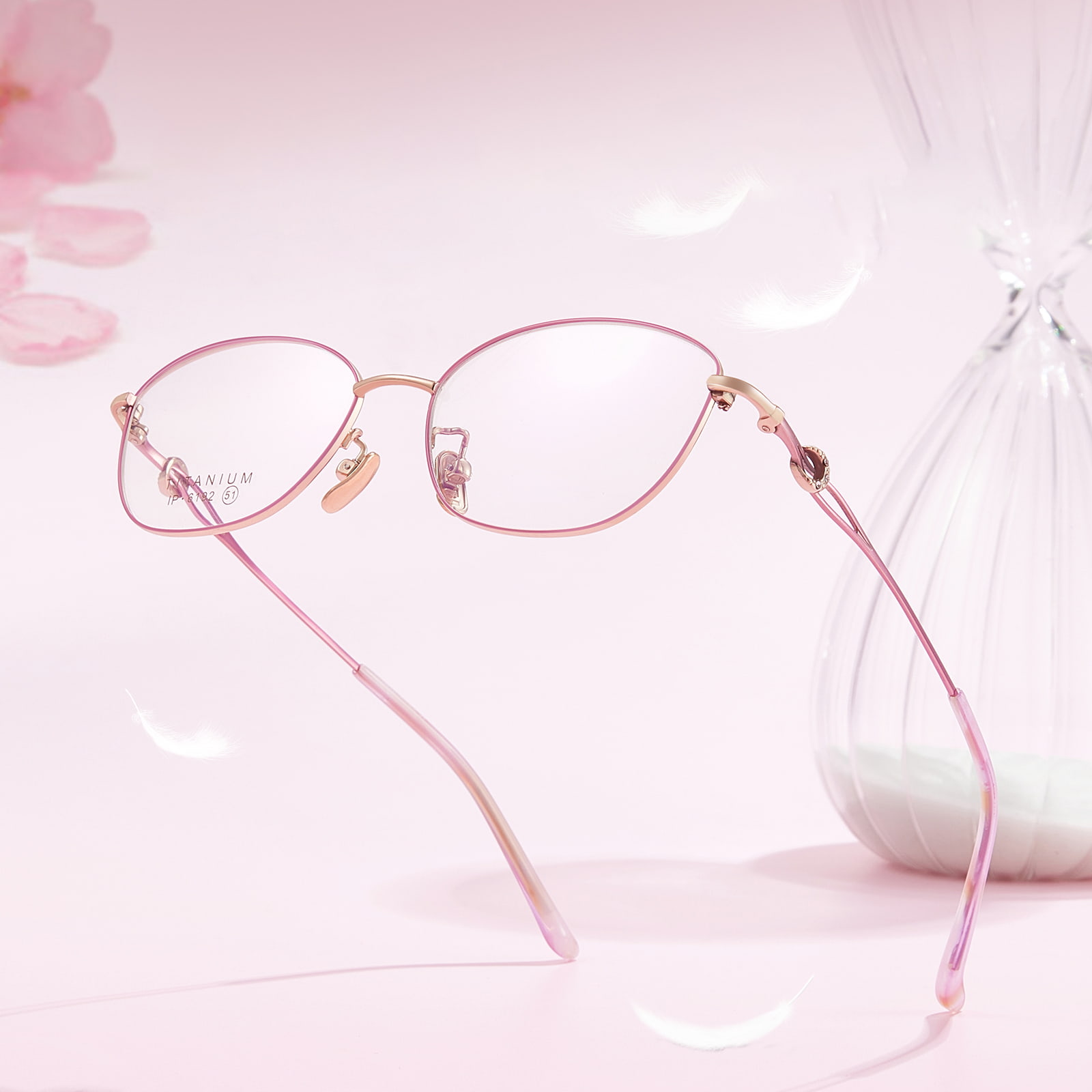 6192 Gloiní Tíotáiniam Pure Diamond Neamh-dhífhoirmithe Fráma Beaga