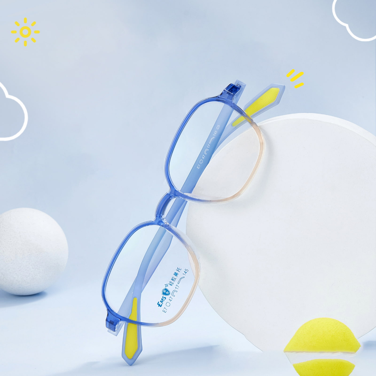 Gloiní Pad Srón Silicone Bog Leathan-imeallaithe Dath Grádán